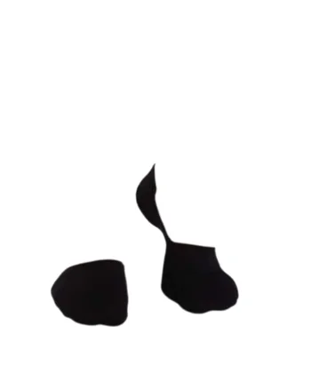 Sosete tip talpici INVISIBLE ORGANIC SOCKS Black 420
