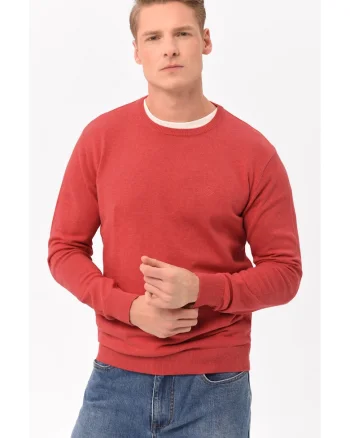 Pulover usor pentru barbati,  Rosu