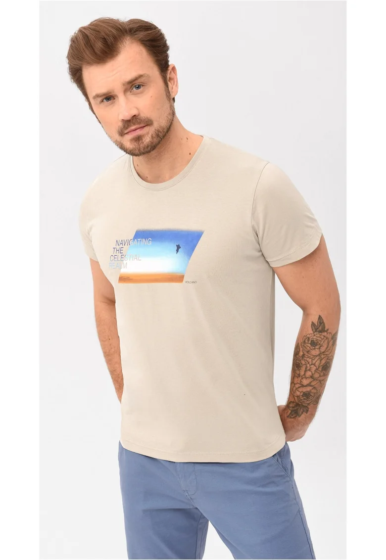 Tricou pentru barbati  T-Navi, bej
