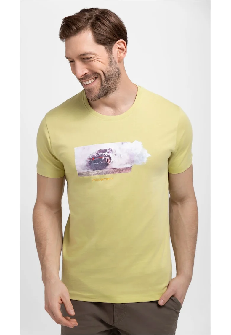 Tricou  T-Dust pentru barbati lime, Galben lime