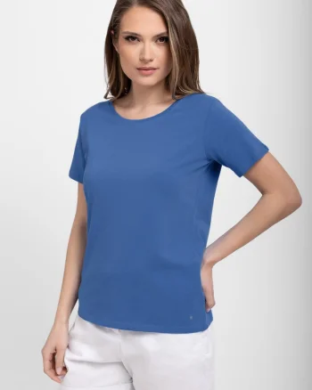 Tricou  T-Ana pentru femei, albastru, elastic, Albastru