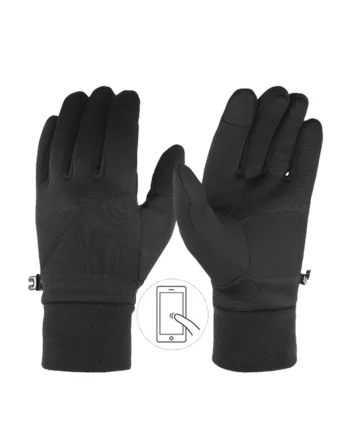 Manusi unisex  Poliester, Negru, S INTL