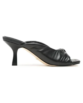 Sandale dama  Piele naturala, Negru,