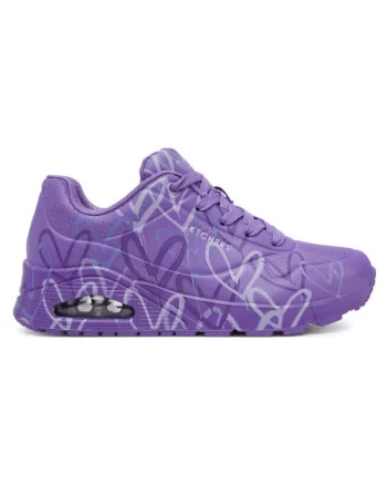 Pantofi sport dama  304742415, Piele ecologica, Violet, Violet