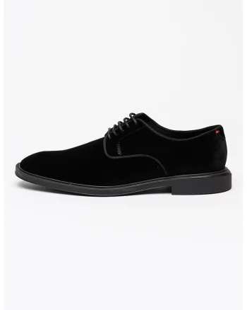 Pantofi derby din material textil Gryff, Negru