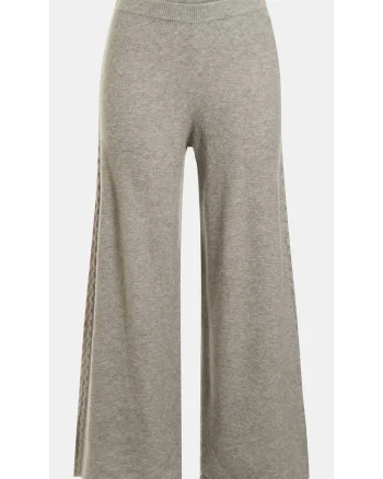 Pantaloni dama  Sintetic, Gri, Gri
