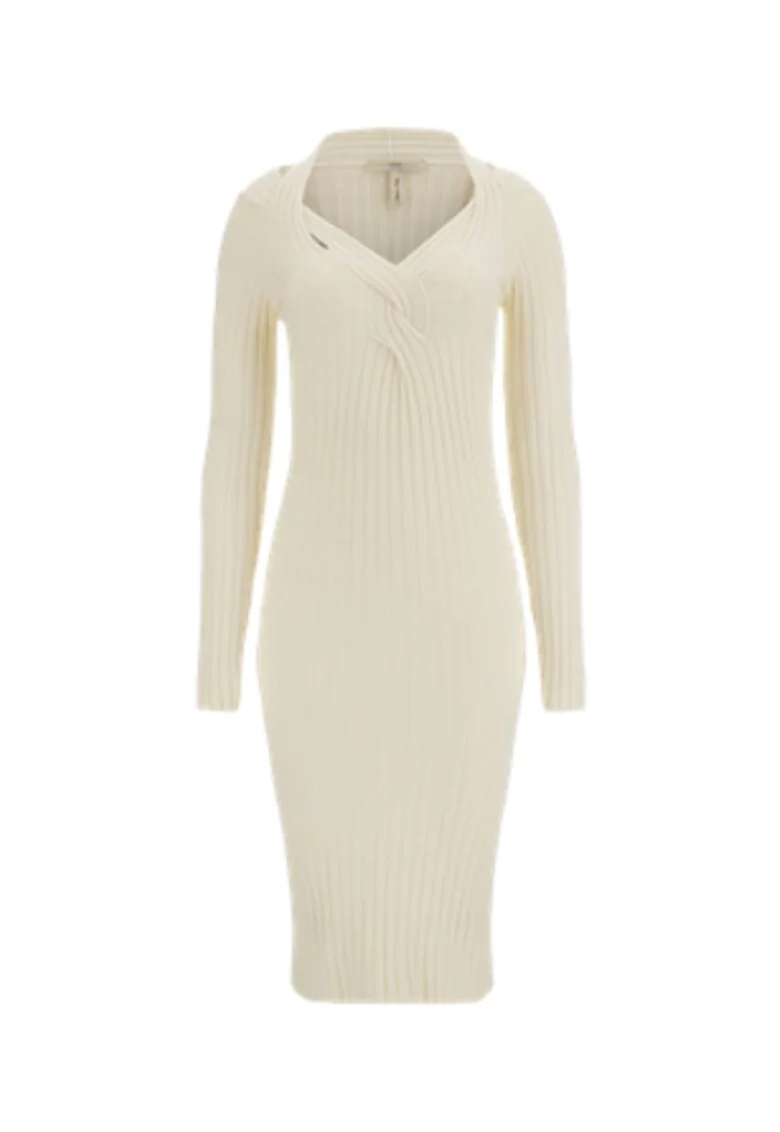 Rochie dama  Viscoza, Alb, Alb