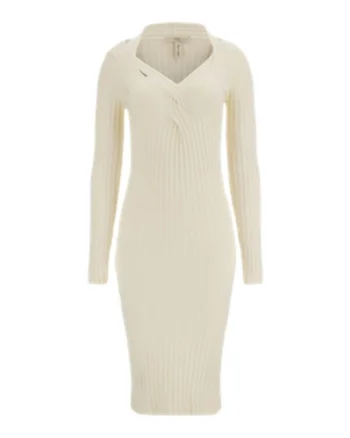 Rochie dama  Viscoza, Alb, Alb