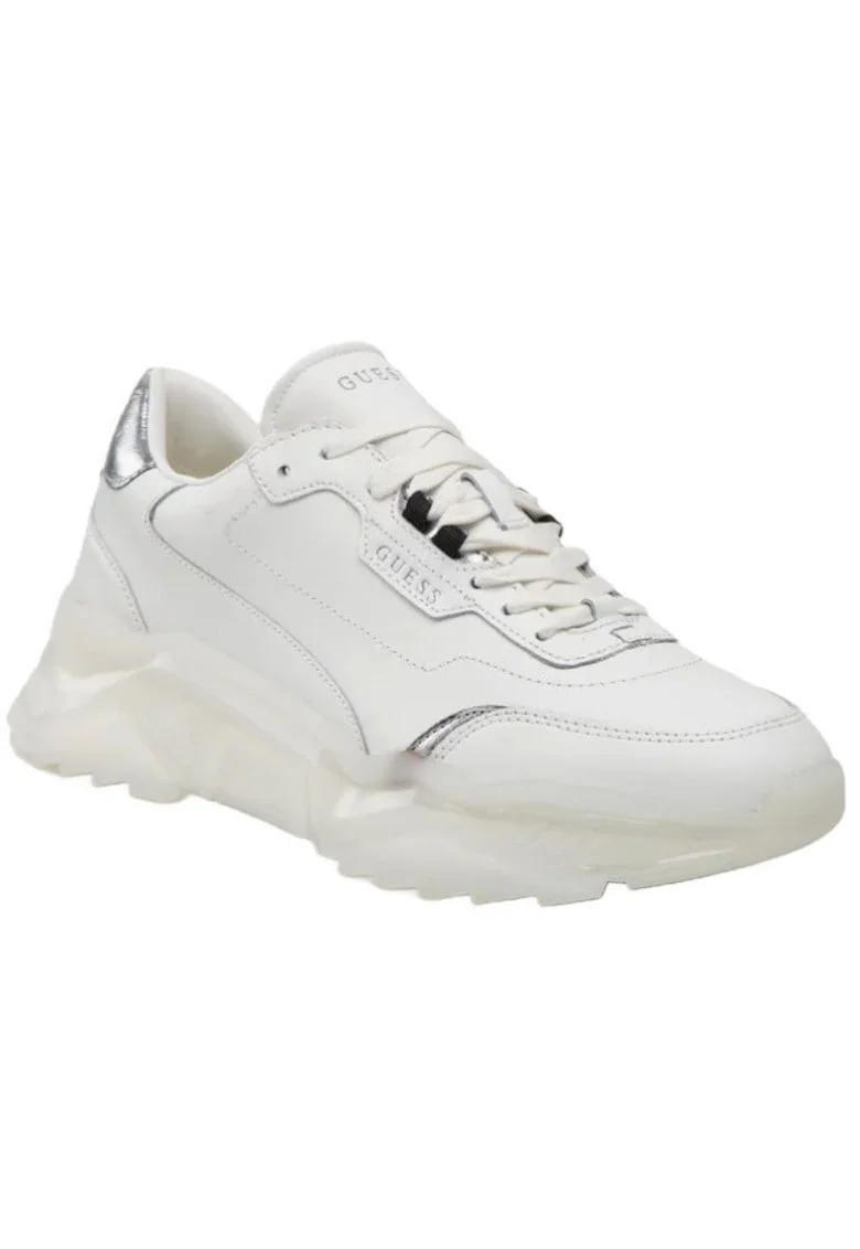 Pantofi barbati  Sintetic, Alb, Alb