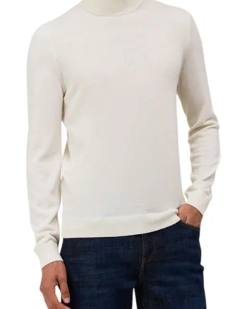 Pulover barbati,  Nylon/Viscoza, Ecru
