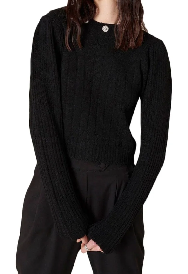 Pulover pentru dama  Acril/Nylon, Negru