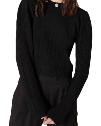 Pulover pentru dama  Acril/Nylon, Negru