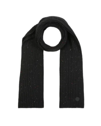 Esarfa dama de iarna,  Acril, Negru, One Size