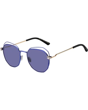 Ochelari de soare dama,  Inox, 54 x 19 x 150 mm, Mov/Auriu