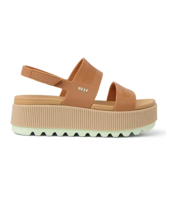 Sandale cu talpa flatform Water Vista, Maro camel