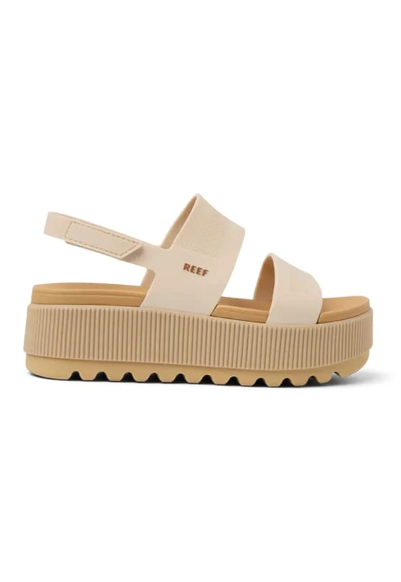 Sandale cu talpa flatform Water Vista Higher, Bej sampanie