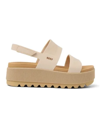 Sandale cu talpa flatform Water Vista Higher, Bej sampanie