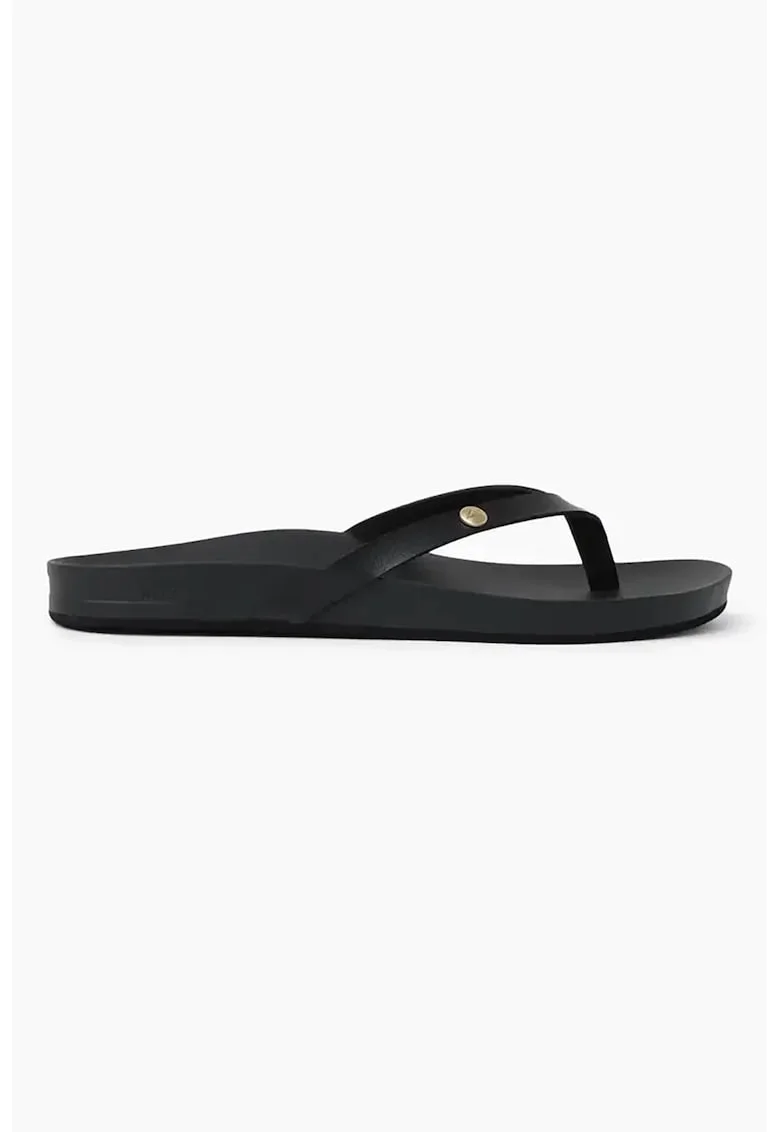 Papuci flip-flop cu logo Vista Ivy, Negru