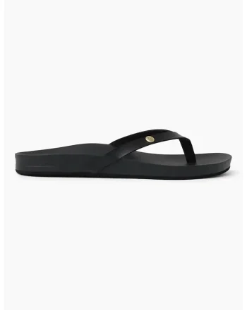 Papuci flip-flop cu logo Vista Ivy, Negru
