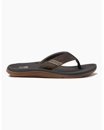 Papuci flip-flop cu logo, Maro inchis