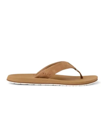 Papuci cu bareta in T The Nox, Maro bronz deschis