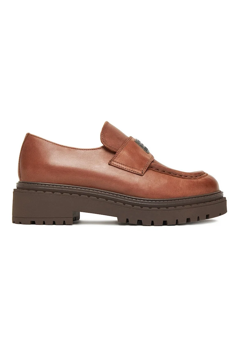 Mocasini pentru femei, G Star Raw, piele naturala, maro,