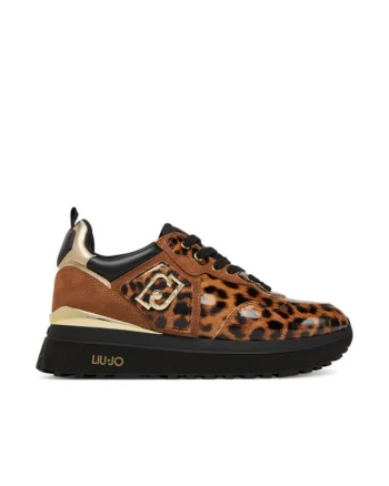 Tenisi dama  Leopard S19C1, piele ecologica, multicolor