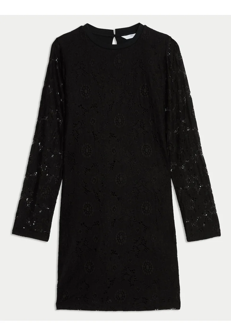 Rochie neagra din dantela,