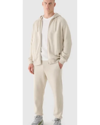 Pantaloni de trening  bej, bumbac 80%