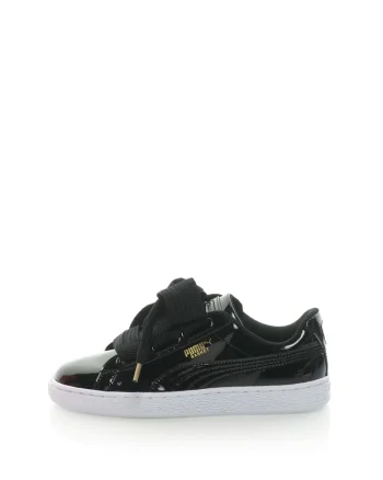 Pantofi sport cu aspect lacuit Basket Heart