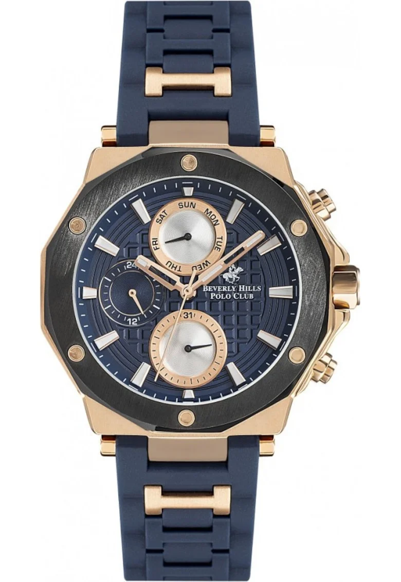 Ceas de barbati BEVERLY HILLS BP3152X.899, fashion bleumarin