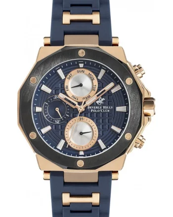 Ceas de barbati BEVERLY HILLS BP3152X.899, fashion bleumarin