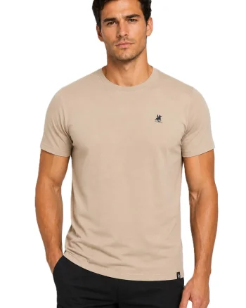 Tricou din bumbac cu detaliu logo brodat