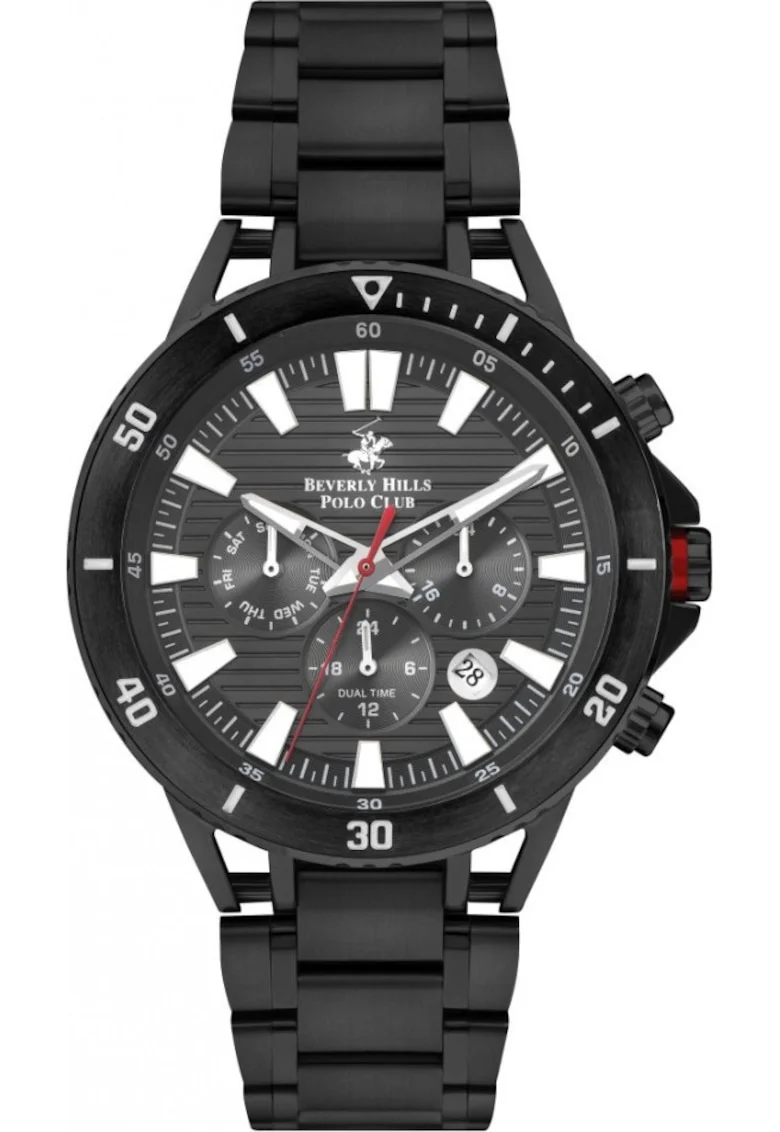Ceas de mana masculin BEVERLY HILLS BP3401X.650 negru in stil fashion, perfect pentru cadou
