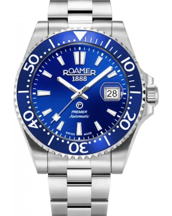 Ceas de barbati  986983 41 45 21, de culoare albastru inchis, sport, potrivit pentru scufundari