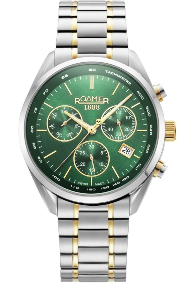Ceas barbatesc  993819 47 75 20, verde sport, potrivit pentru inot