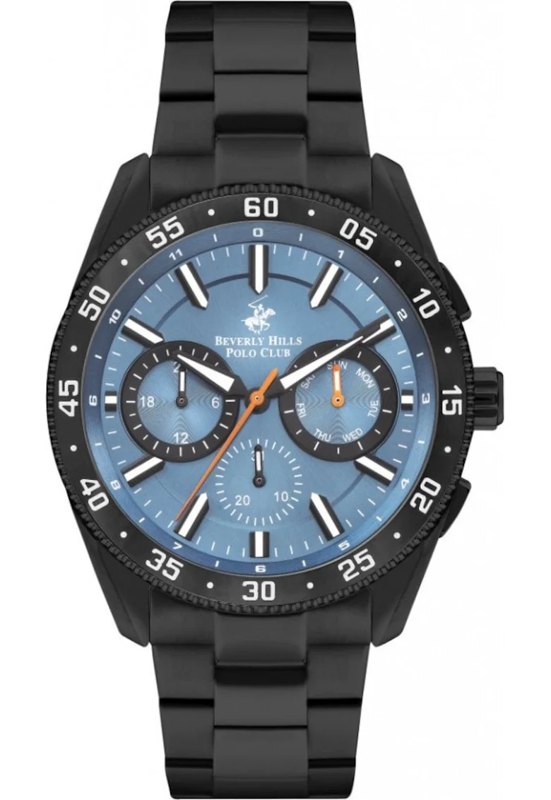 Ceas de barbati BEVERLY HILLS BP3409X.690 albastru fashion ca un cadou