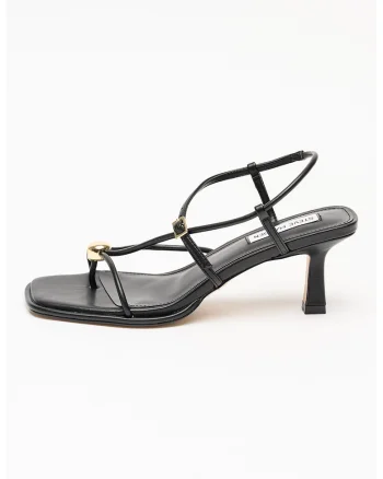 Sandale slingback cu varf patrat Jackpots, Negru