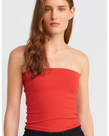 Bluza dama,  mulata, casual, rosu, 96% bumbac