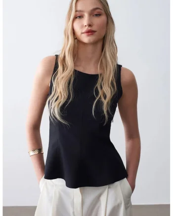Bluza dama,  casual, negru