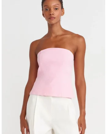 Bluza dama,  tip peplum, roz pudra, bumbac-elastan