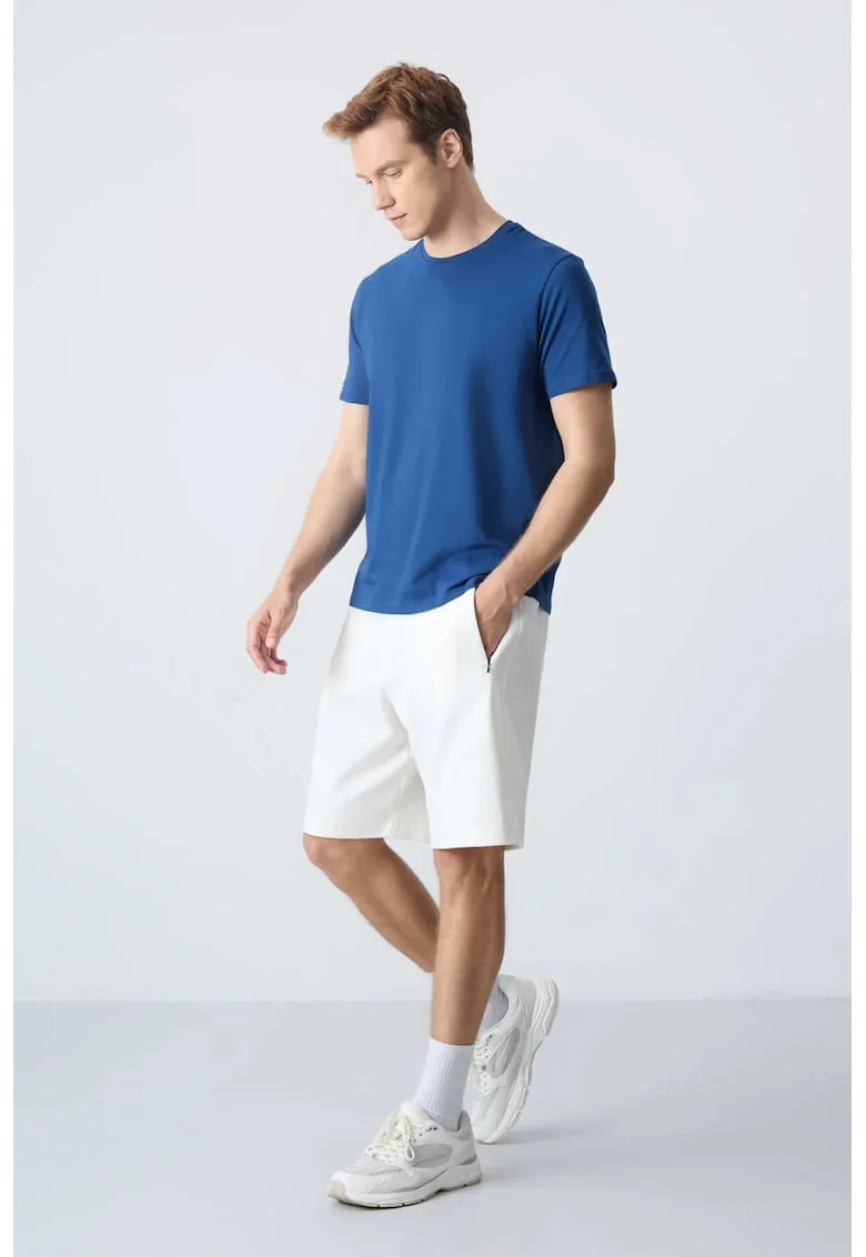 Pantaloni scurti, Barbati, Pantaloni scurti TOMMY Regular din pentru barbati, Alb,