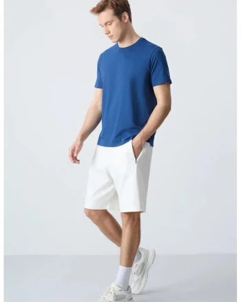 Pantaloni scurti, Barbati, Pantaloni scurti TOMMY Regular din pentru barbati, Alb,