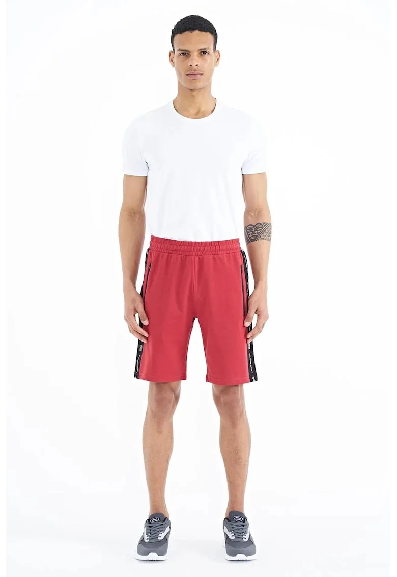 Pantaloni scurti, Barbati, Pantaloni scurti de trening TOMMY pentru barbati, Rosu
