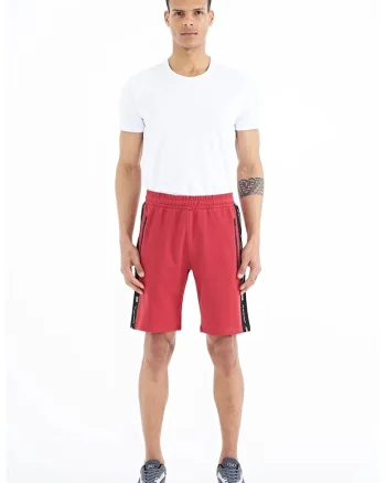 Pantaloni scurti, Barbati, Pantaloni scurti de trening TOMMY pentru barbati, Rosu