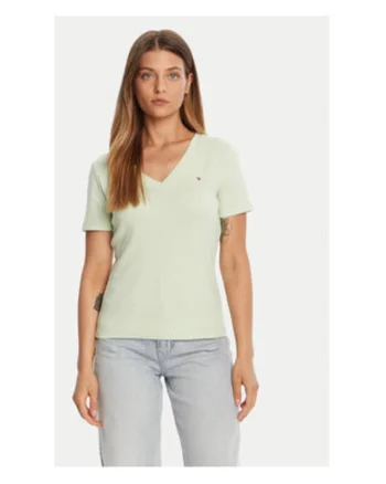 Tricou dama,  100% bumbac, Verde,