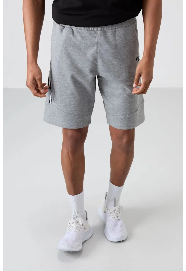 Pantaloni scurti, Barbati, Pantaloni scurti de trening TOMMY pentru barbati, Gri deschis,