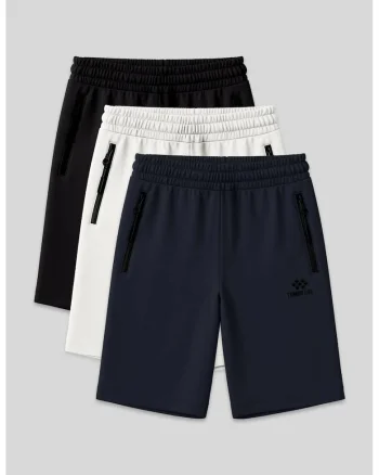 Pantaloni scurti, Barbati, Pantaloni scurti TOMMY din jerseu pentru barbati, Multicolor, INTL,