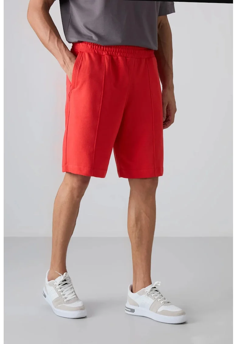 Pantaloni scurti, Barbati, Pantaloni scurti de trening TOMMY pentru barbati, Rosu,