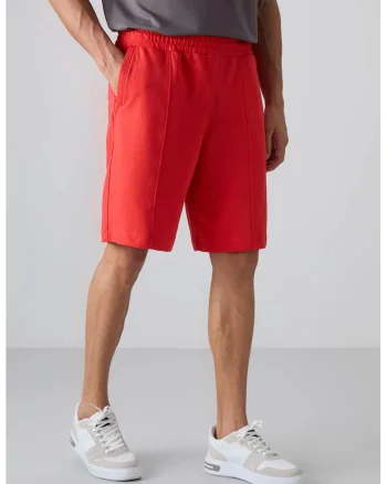 Pantaloni scurti, Barbati, Pantaloni scurti de trening TOMMY pentru barbati, Rosu,